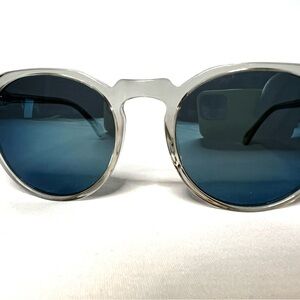 RAEN Remmy 52 Polarized Sunglasses Crystal Clear Blue Smoke Lens Unisex